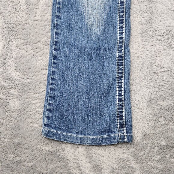 Red Camel Jeans Juniors 9 Blue Bootcut Y2K Medium Wash Denim Premium Stretch - Picture 16 of 16